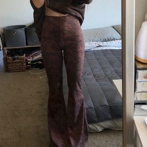 Free People stretchy flare pants. NWT.